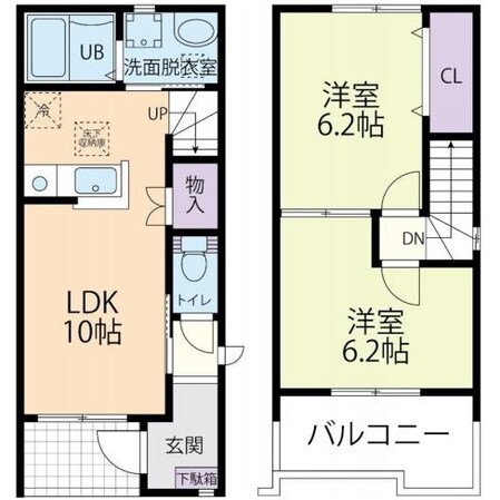 メゾンドゥ・ボヌールの物件間取画像